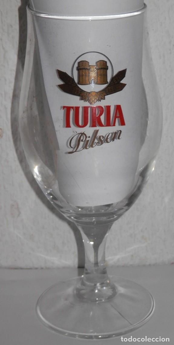 Coleccionismo de cervezas: COPA DE LA CERVEZA TURIA PILSEN