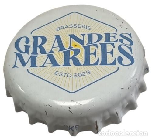 Coleccionismo de cervezas: Francia Capsule Bi&egrave;re Beer Crown Cap Brasserie Grandes Mar&eacute;es RP965 tap&oacute;n corona