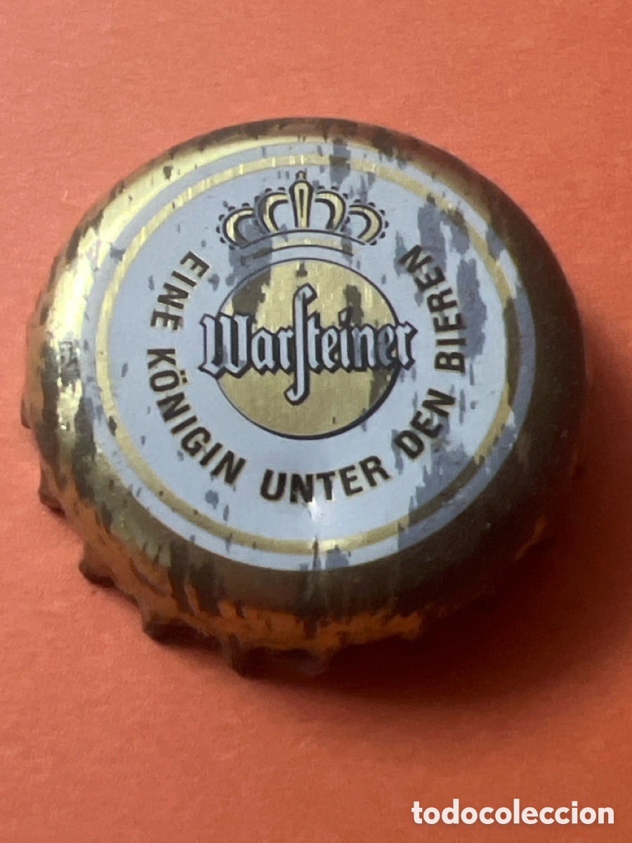 Sammeln von Brauereiartikeln: T983. CHAPA TAP&Oacute;N CORONA CERVEZA - WARSTEINER ( ALEMANIA )