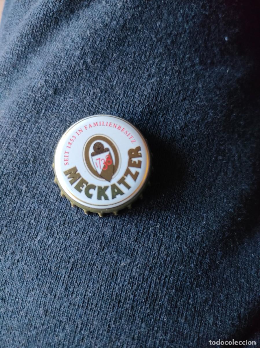 Colecionismo de cervejas: CHAPA CERVEZA ALEMANA MECKATZER