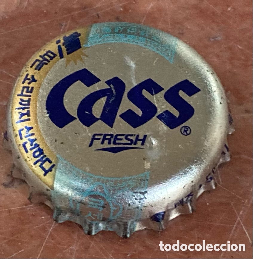 Coleccionismo de cervezas: TAP&Oacute;N CORONA CHAPA BOTTLE CAP CAPSULE BEER CERVEZA CASS. COREA DEL SUR (5) .-LOTE N. 4156--CARMANJO