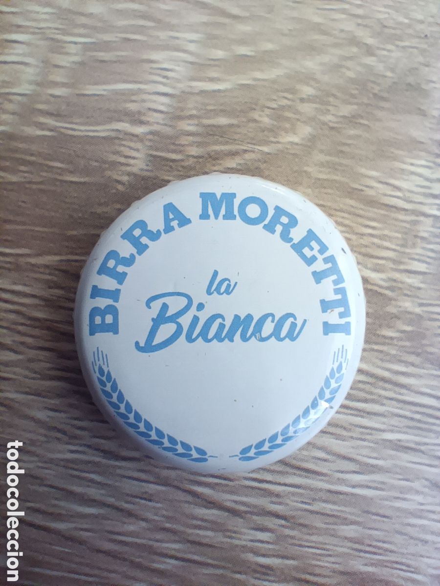 Collezionismo di birre: CHAPA TAPON CORONA CERVEZA MORETTI BIANCA (ITALIA)
