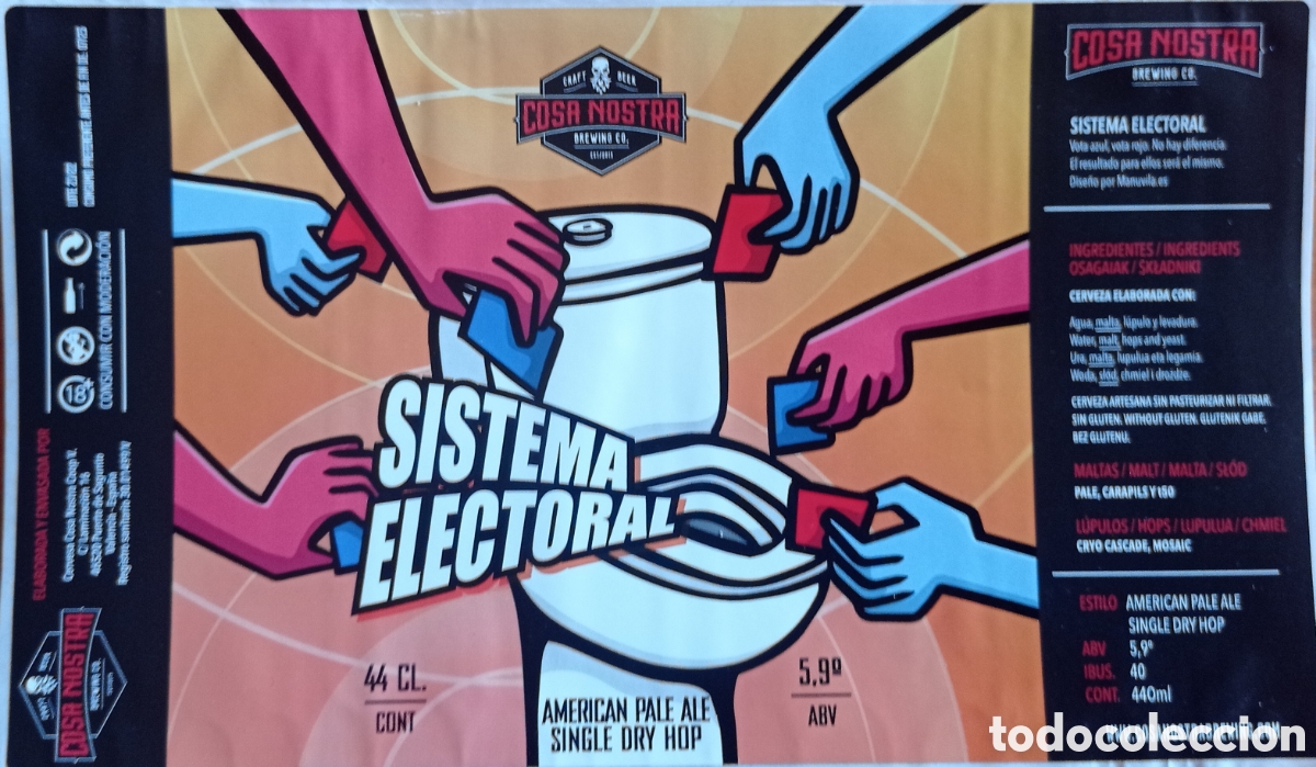 Colecionismo de cervejas: ETIQUETA CERVEZA ARTESANA