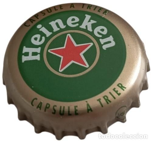 Colecionismo de cervejas: Capsule de Bi&egrave;re Beer Crown Cap Heineken Capsule &agrave; Trier blonde de bl&eacute; RP964 tap&oacute;n corona