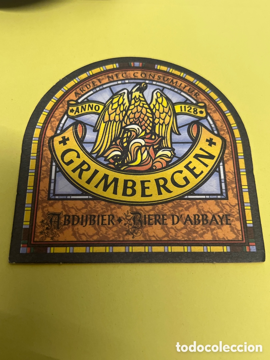Colecionismo de cervejas: T1/F2/207. GRIMBERGEN POSAVASOS - DESSOUS DE VERRE - COASTERS