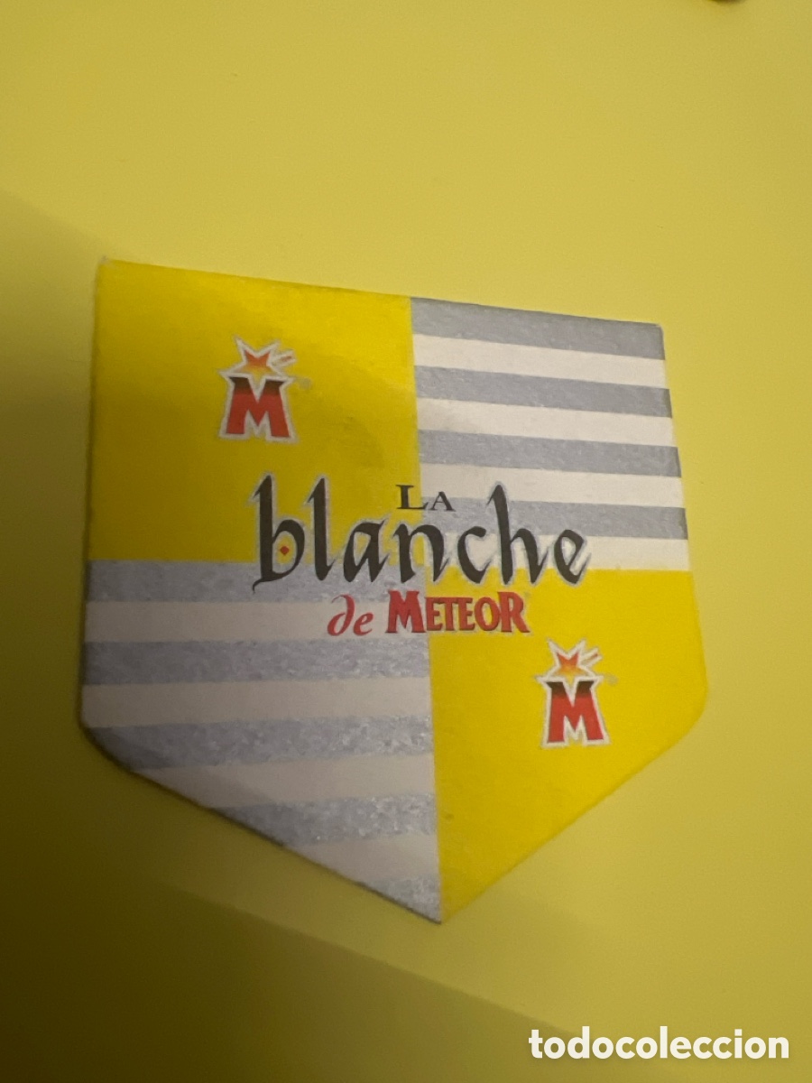 Collectionnisme de bi&egrave;res: T1/F2/207. LA BLANCHE DE METEOR POSAVASOS - DESSOUS DE VERRE - COASTERS