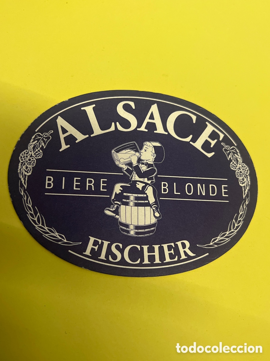 Collectionnisme de bi&egrave;res: T1/F2/209. ALSACE FISCHER POSAVASOS - DESSOUS DE VERRE - COASTERS