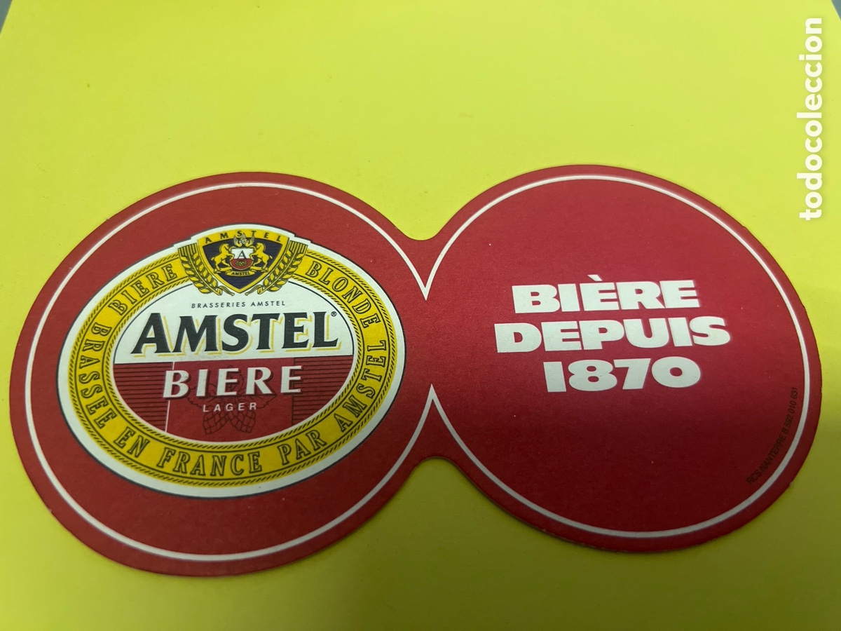 Collectionnisme de bi&egrave;res: T1/F2/210. AMSTEL POSAVASOS - DESSOUS DE VERRE - COASTERS
