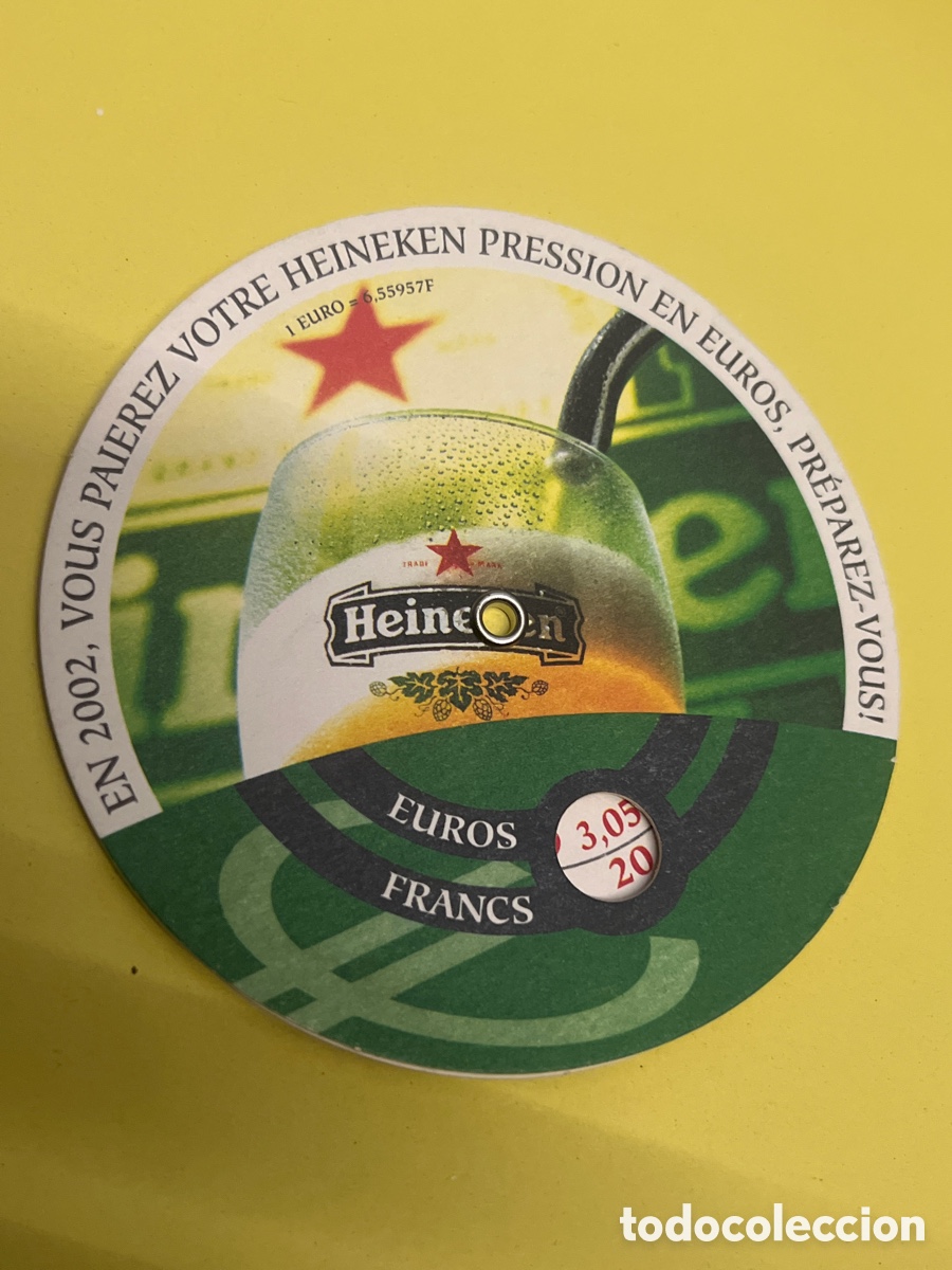 Collectionnisme de bi&egrave;res: T1/F2/210. HEINEKEN POSAVASOS - DESSOUS DE VERRE - COASTERS