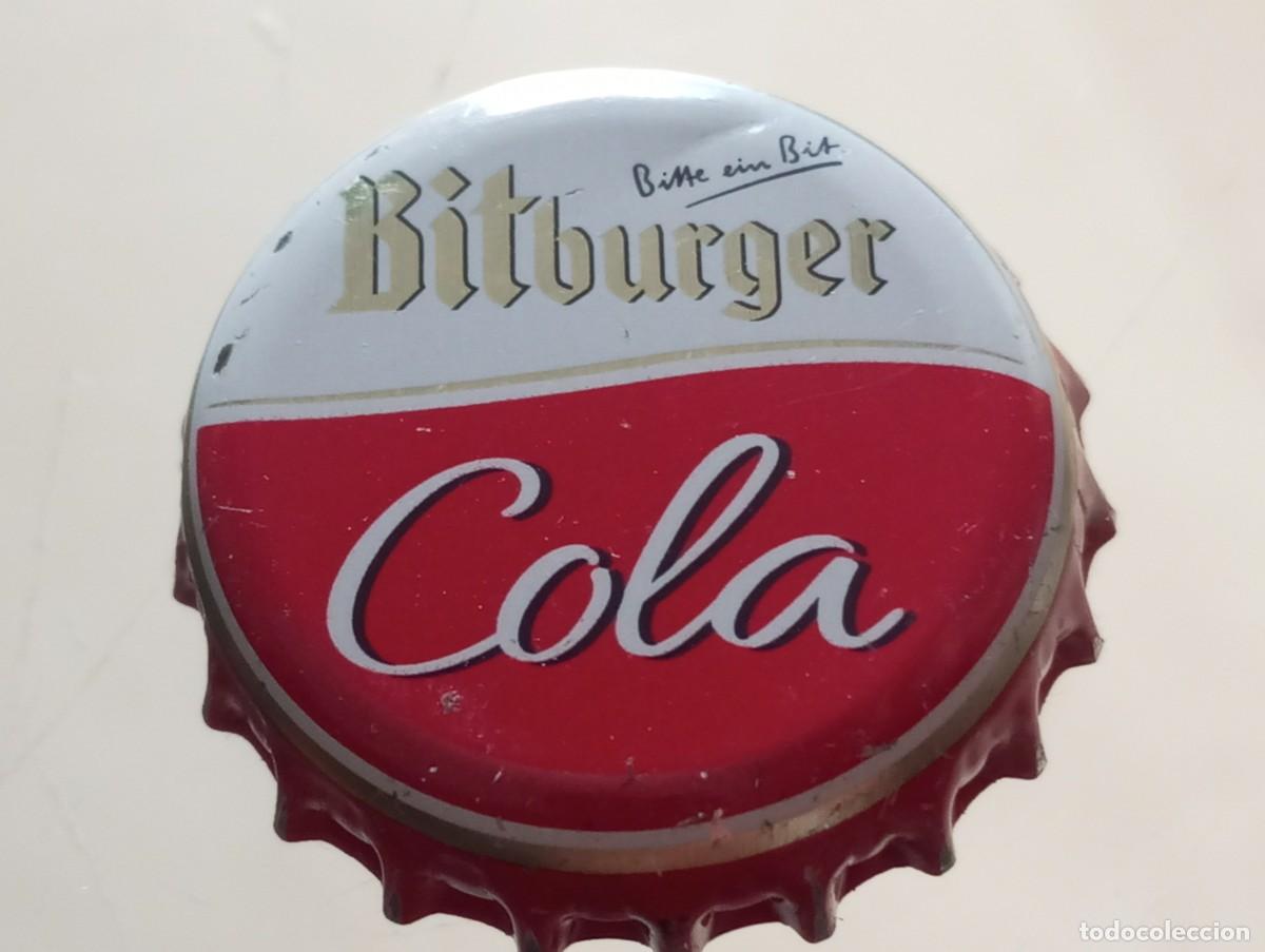 Collectionnisme de bi&egrave;res: Chapa tap&oacute;n corona de la cerveza alemana BITBURGER COLA