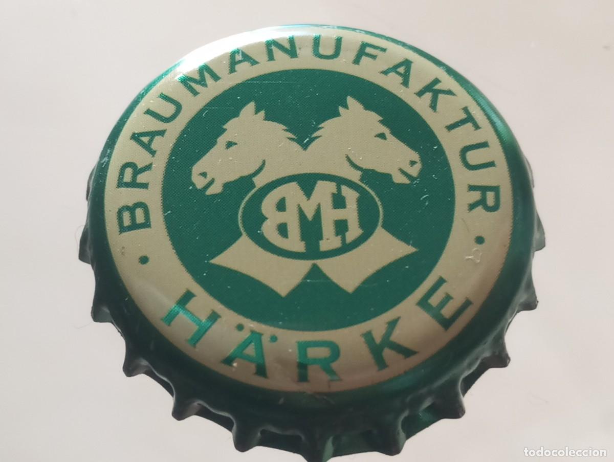 Collectionnisme de bi&egrave;res: Chapa tap&oacute;n corona de la cerveza alemana H&Auml;RKE BRAUMANUFAKTUR