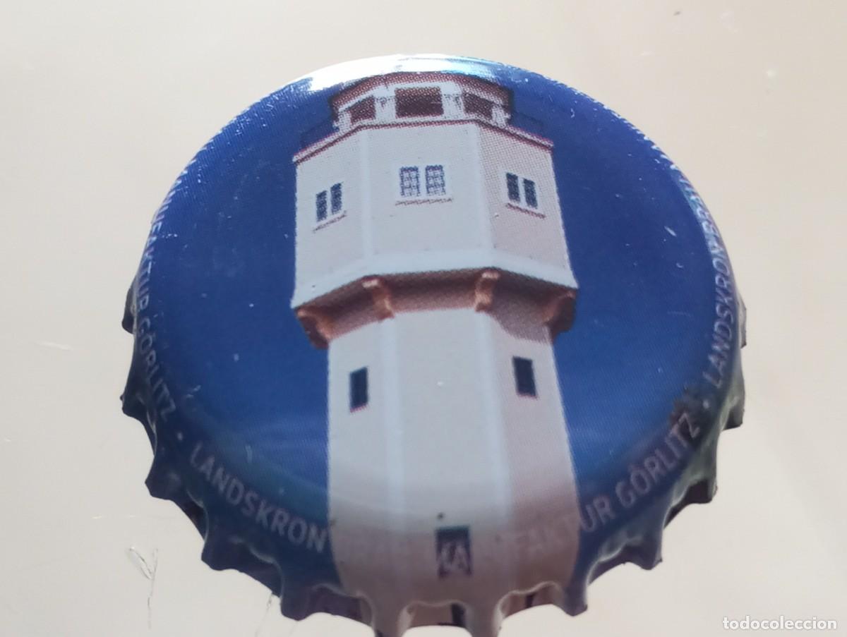 Collectable Beer: Chapa tap&oacute;n corona de la cerveza alemana LANDSKRON BRAU-MANUFAKTUR G&Ouml;RLITZ