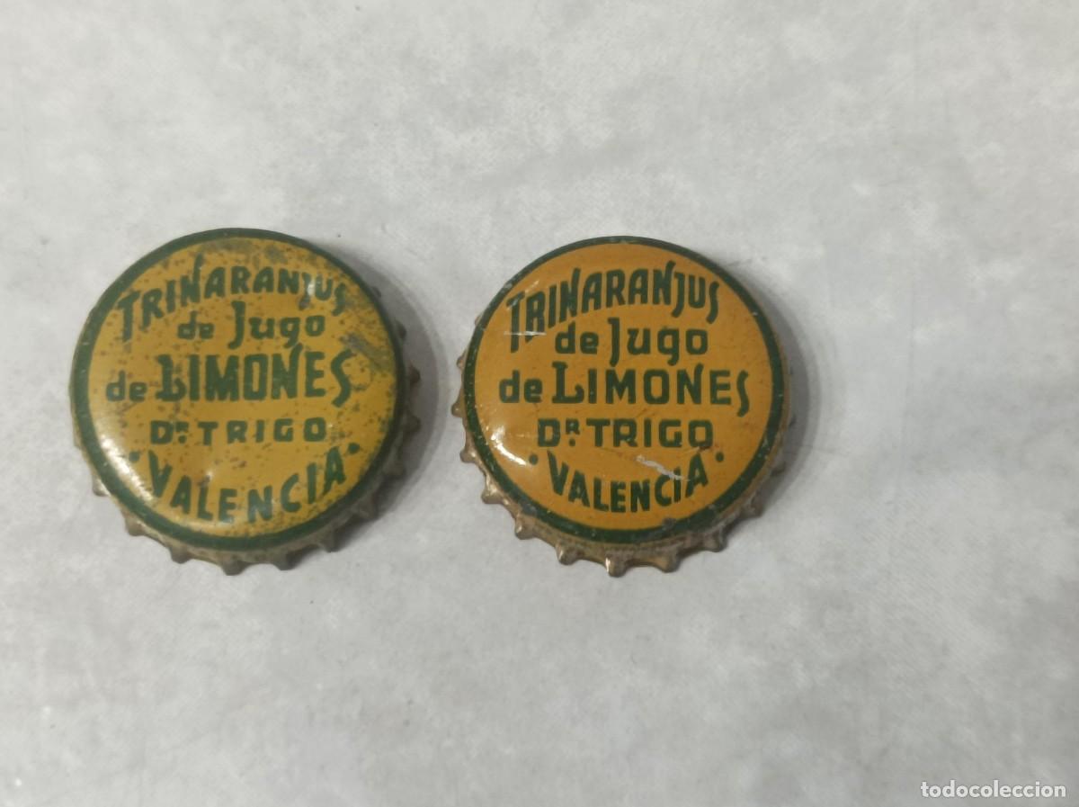 Coleccionismo de cervezas: Chapas tapon corona trinaranjus diferentes muy antiguas