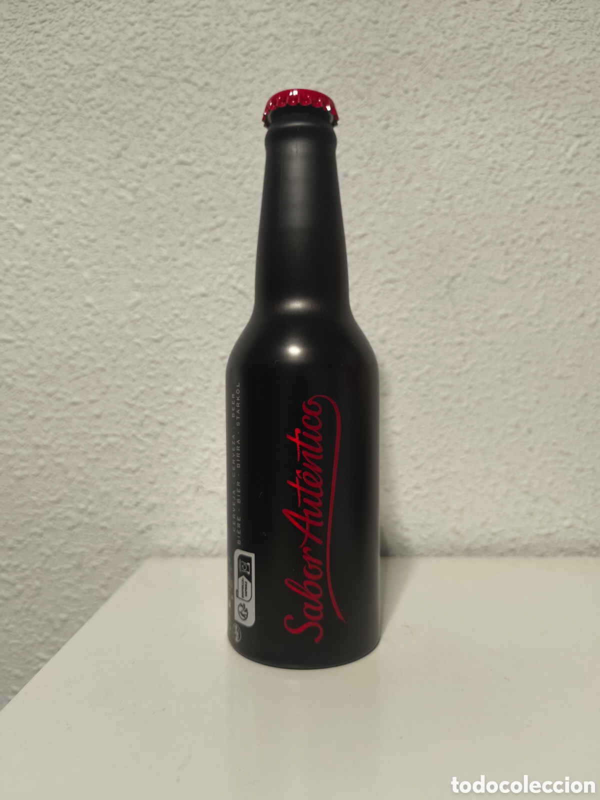 Coleccionismo de cervezas: Botella cerveza Superbock aluminio - Foto 2