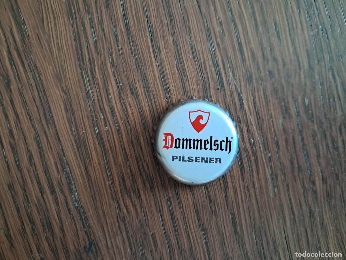 Coleccionismo de cervezas: chapa tap&oacute;n corona de cerveza, Dommelsch pilsener.