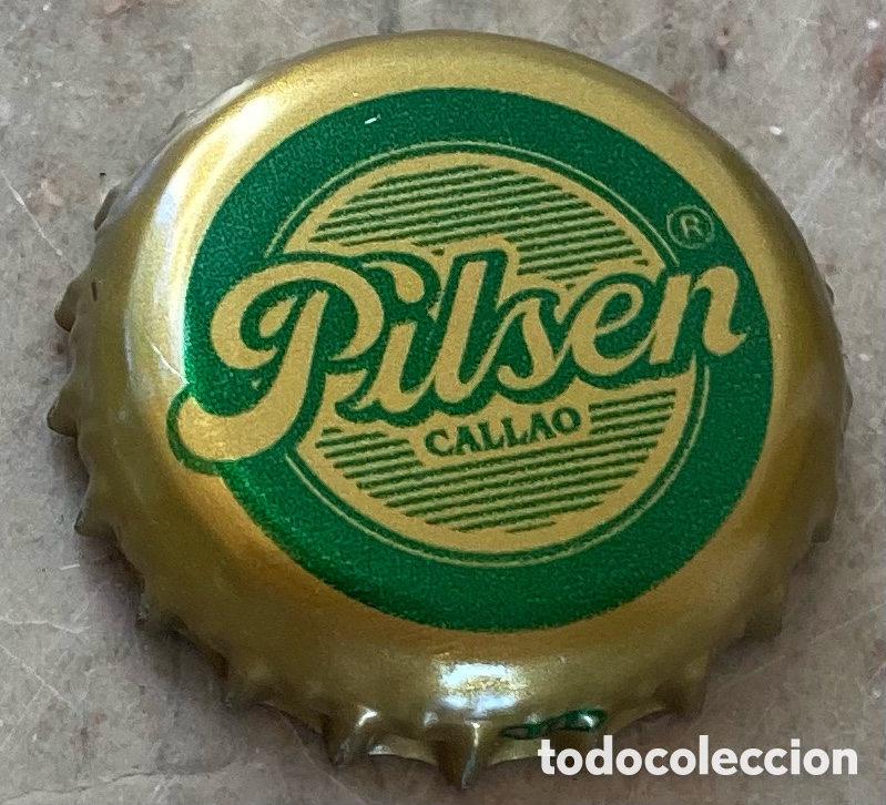 Coleccionismo de cervezas: CHAPA BOTTLE CAP TAP&Oacute;N CORONA BIERE BIER CERVEZA BEER PILSEN CALLAO.PER&Uacute; (4)--LOTE N. 3059--CARMANJO