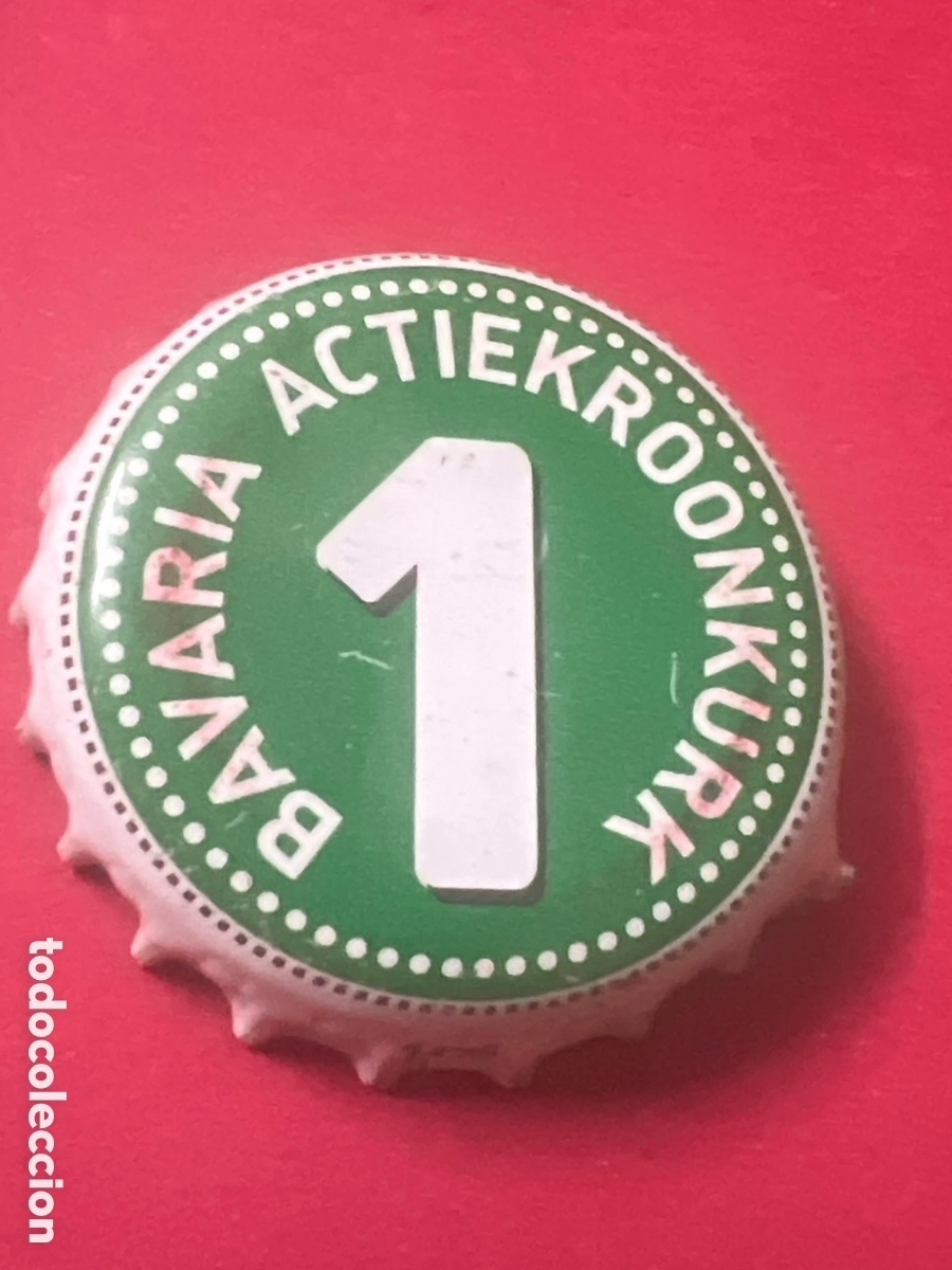 Colecionismo de cervejas: T4/X148/L6. CHAPA CERVEZA - PA&Iacute;SES BAJOS - 1 Bavaria Actiekroonkurk