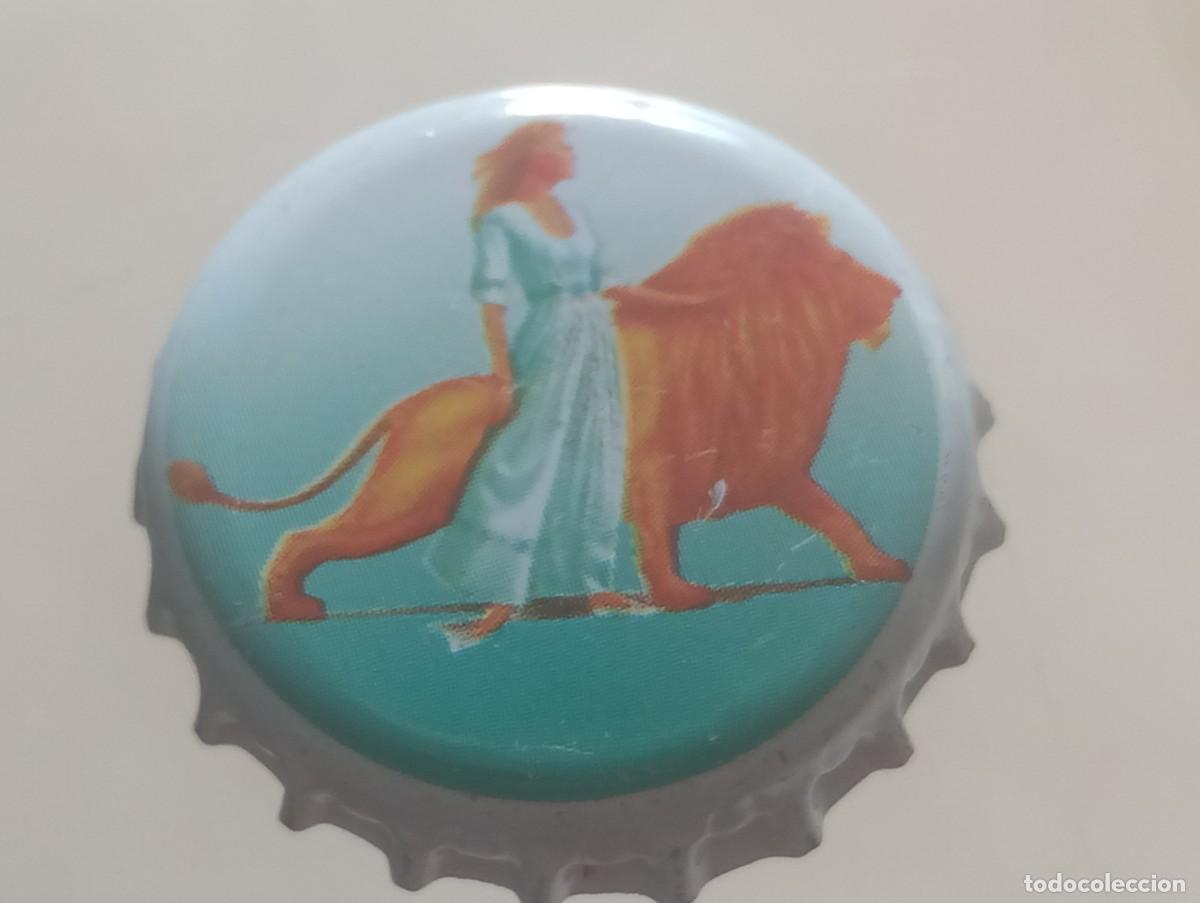 Collezionismo di birre: Chapa tap&oacute;n corona de la cerveza alemana L&Ouml;WENBR&Auml;U