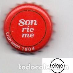 Collectionnisme de bi&egrave;res: chapa - cerveza - ESPA&Ntilde;A - Cruzcampo
