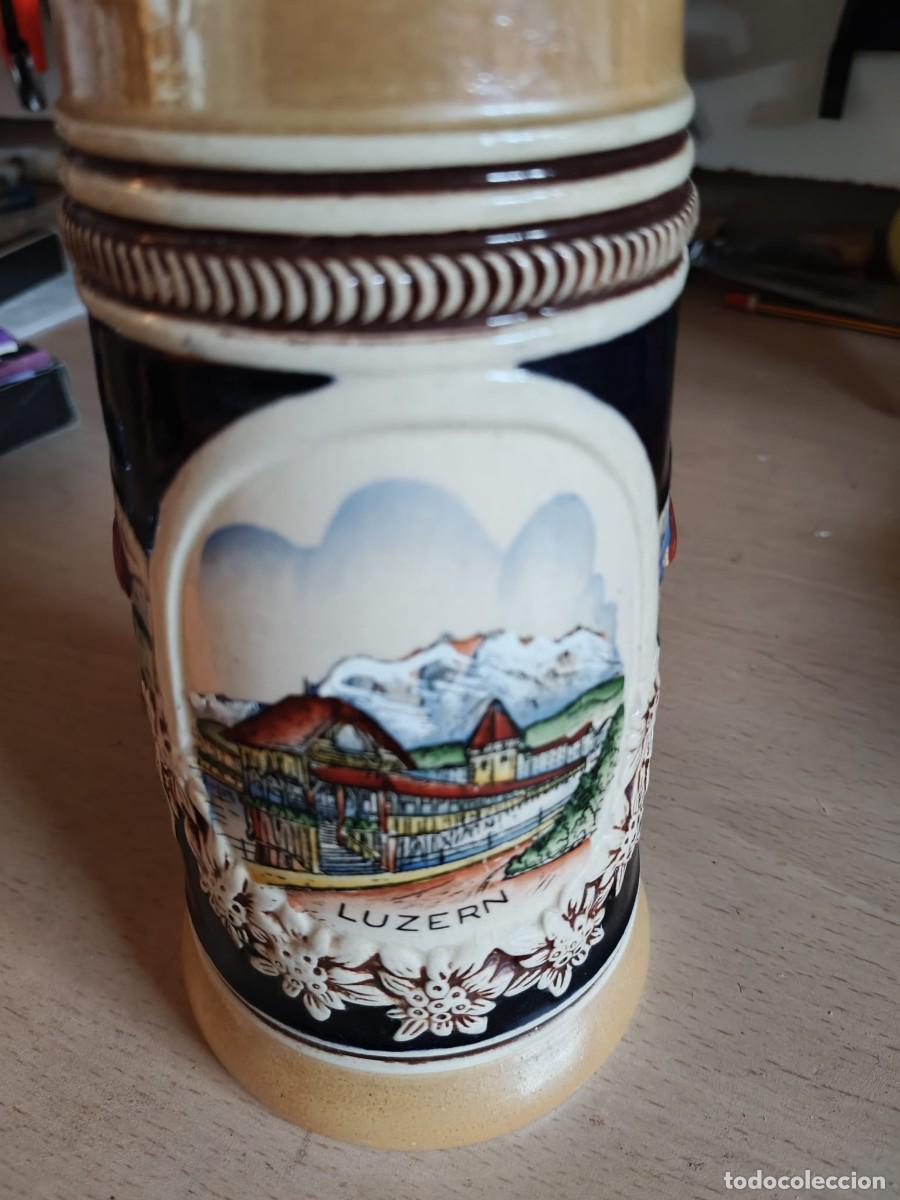 Collectionnisme de bi&egrave;res: Jarra de Cerveza Alemana / Suiza (Original KING)