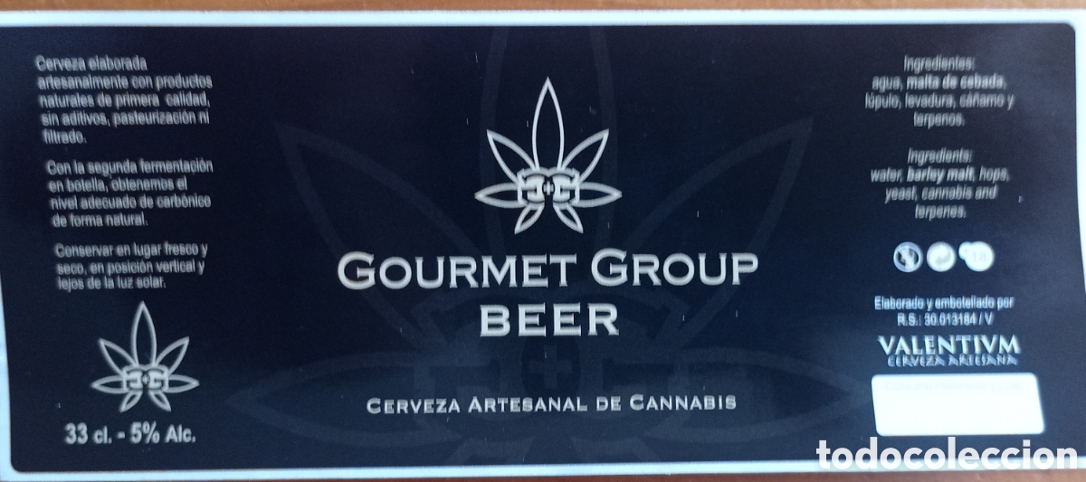 Collezionismo di birre: ETIQUETA CERVEZA ARTESANA