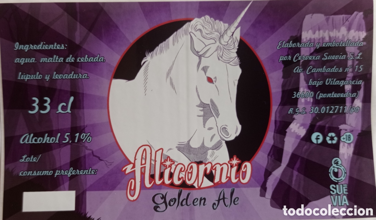 Coleccionismo de cervezas: ETIQUETA CERVEZA ARTESANA