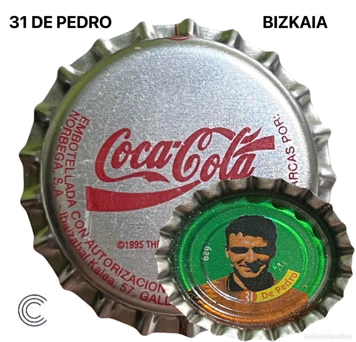 Collectable Beer: TAPON CORONA CHAPA BOTTLE CAP KRONKORKEN TAPPI CAPSULE COCA COLA - BIZKAIA - 31 DE PEDRO
