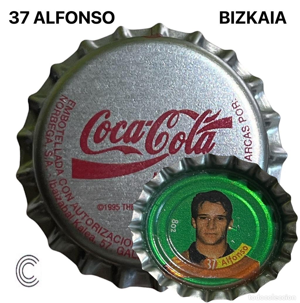 Sammeln von Brauereiartikeln: TAPON CORONA CHAPA BOTTLE CAP KRONKORKEN TAPPI CAPSULE COCA COLA - BIZKAIA - 37 ALFONSO