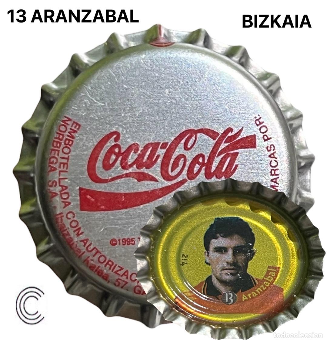 Collectionnisme de bi&egrave;res: TAPON CORONA CHAPA BOTTLE CAP KRONKORKEN TAPPI CAPSULE COCA COLA - BIZKAIA - 13 ARANZABAL