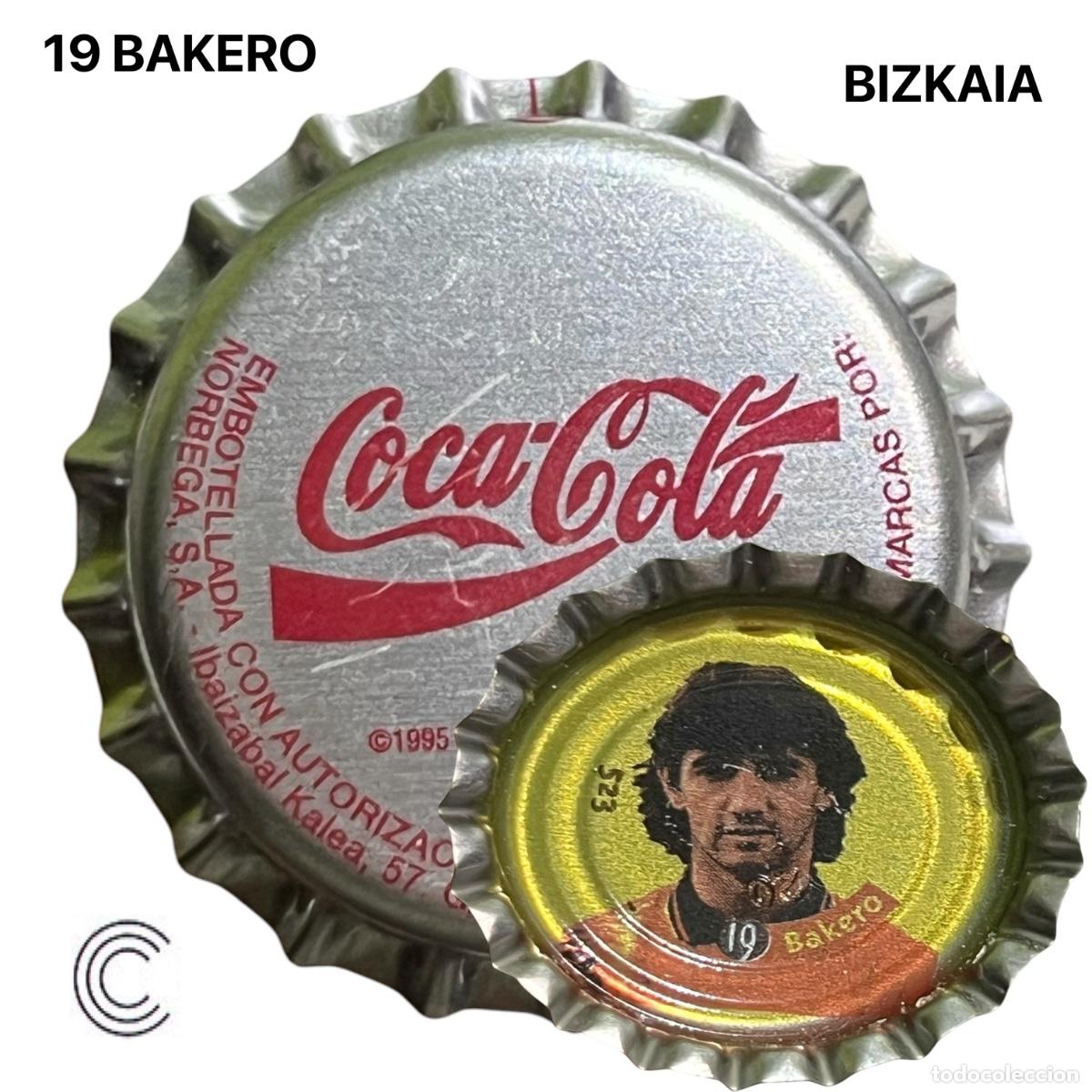 Collectionnisme de bi&egrave;res: TAPON CORONA CHAPA BOTTLE CAP KRONKORKEN TAPPI CAPSULE COCA COLA - BIZKAIA - 19 BAKERO