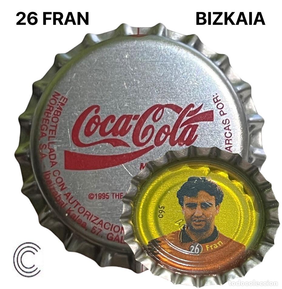 Coleccionismo de cervezas: TAPON CORONA CHAPA BOTTLE CAP KRONKORKEN TAPPI CAPSULE COCA COLA - BIZKAIA - 26 FRAN