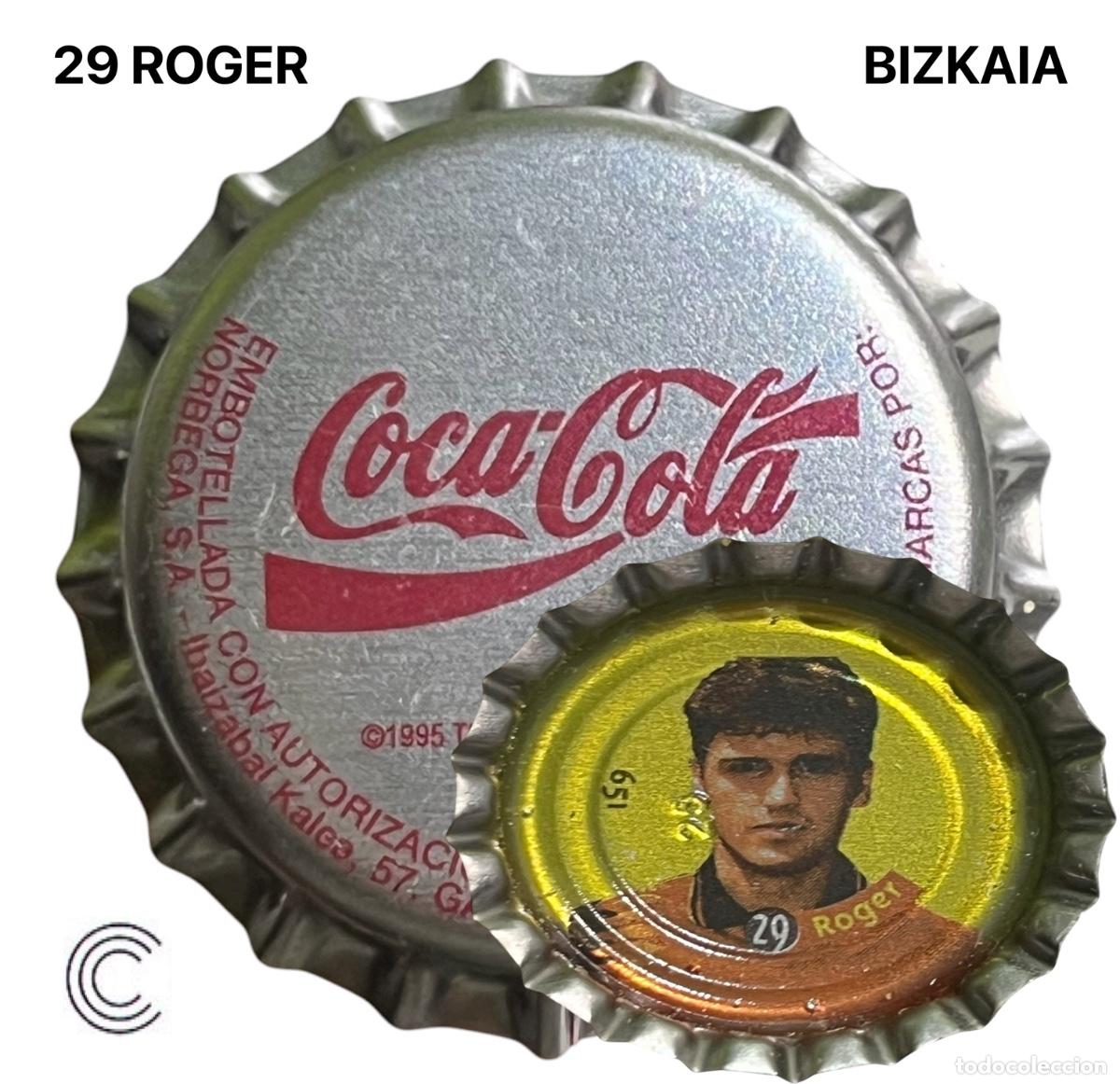 Coleccionismo de cervezas: TAPON CORONA CHAPA BOTTLE CAP KRONKORKEN TAPPI CAPSULE COCA COLA - BIZKAIA - 29 ROGER
