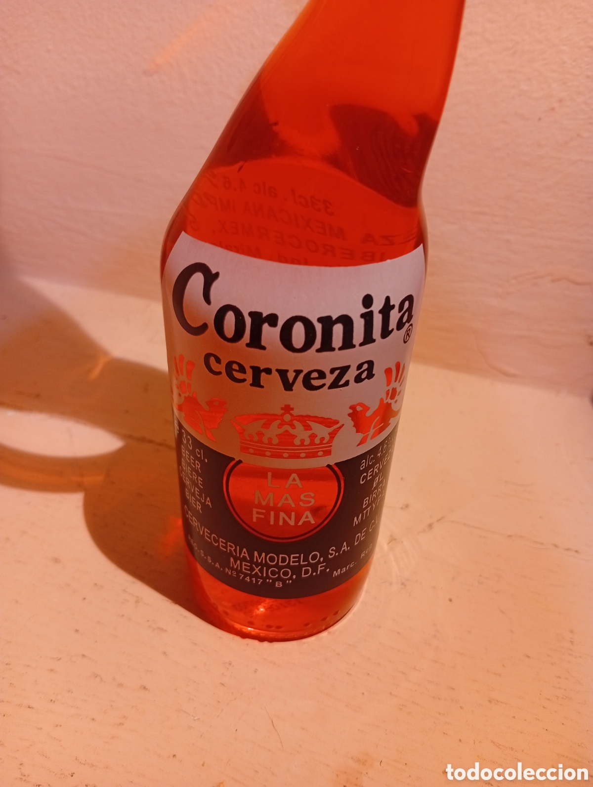 Collectionnisme de bi&egrave;res: Botella cerveza coronita,cuello largo y retorcido