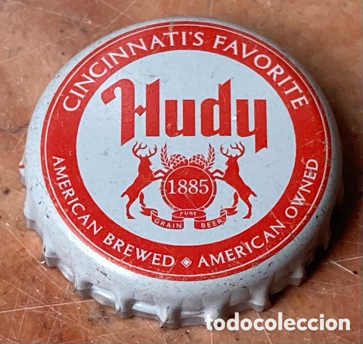 Coleccionismo de cervezas: BOTTLE CAP TAP&Oacute;N CORONA CHAPA CERVEZA BIRRA BIER BEER HUDY.E.E.U.U./U.S.A.--LOTE N.3787--CARMANJO