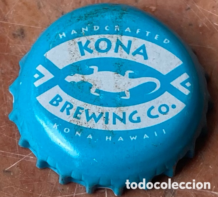 Coleccionismo de cervezas: BOTTLE CAP TAP&Oacute;N CORONA CHAPA BIER CERVEZA BEER KONA(7).HAWAII.E.E.U.U./U.S.A.--LOTE N.4022-CARMANJO