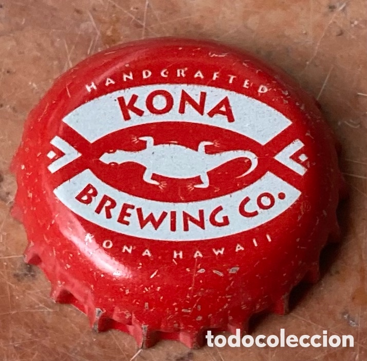 Coleccionismo de cervezas: BOTTLE CAP TAP&Oacute;N CORONA CHAPA BIER CERVEZA BEER KONA(8).HAWAII.E.E.U.U./U.S.A.--LOTE N.1647-CARMANJO