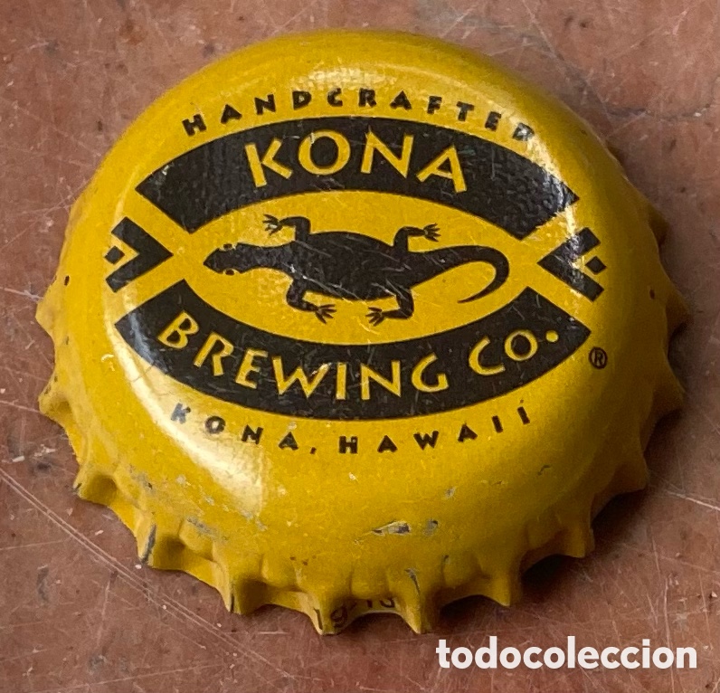 Coleccionismo de cervezas: BOTTLE CAP TAP&Oacute;N CORONA CHAPA BIER CERVEZA BEER KONA(9).HAWAII.E.E.U.U./U.S.A.--LOTE N.2958-CARMANJO