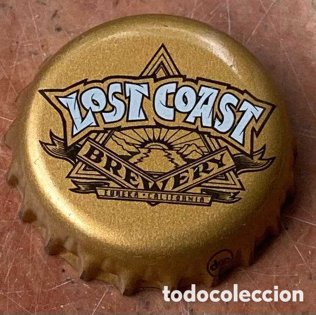Coleccionismo de cervezas: BOTTLE CAP TAP&Oacute;N CORONA TAPPI CHAPA CERVEZA BEER LOST COAST.E.E.U.U./U.S.A.--LOTE N.1761--CARMANJO