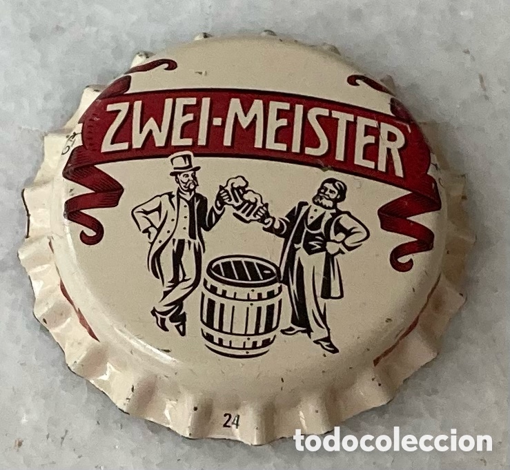 Coleccionismo de cervezas: BOTTLE CAP TAP&Oacute;N CORONA TAPPI CHAPA CERVEZA BEER BIER ZWEI-MEISTER.ALEMANIA--LOTE N.1069--CARMANJO