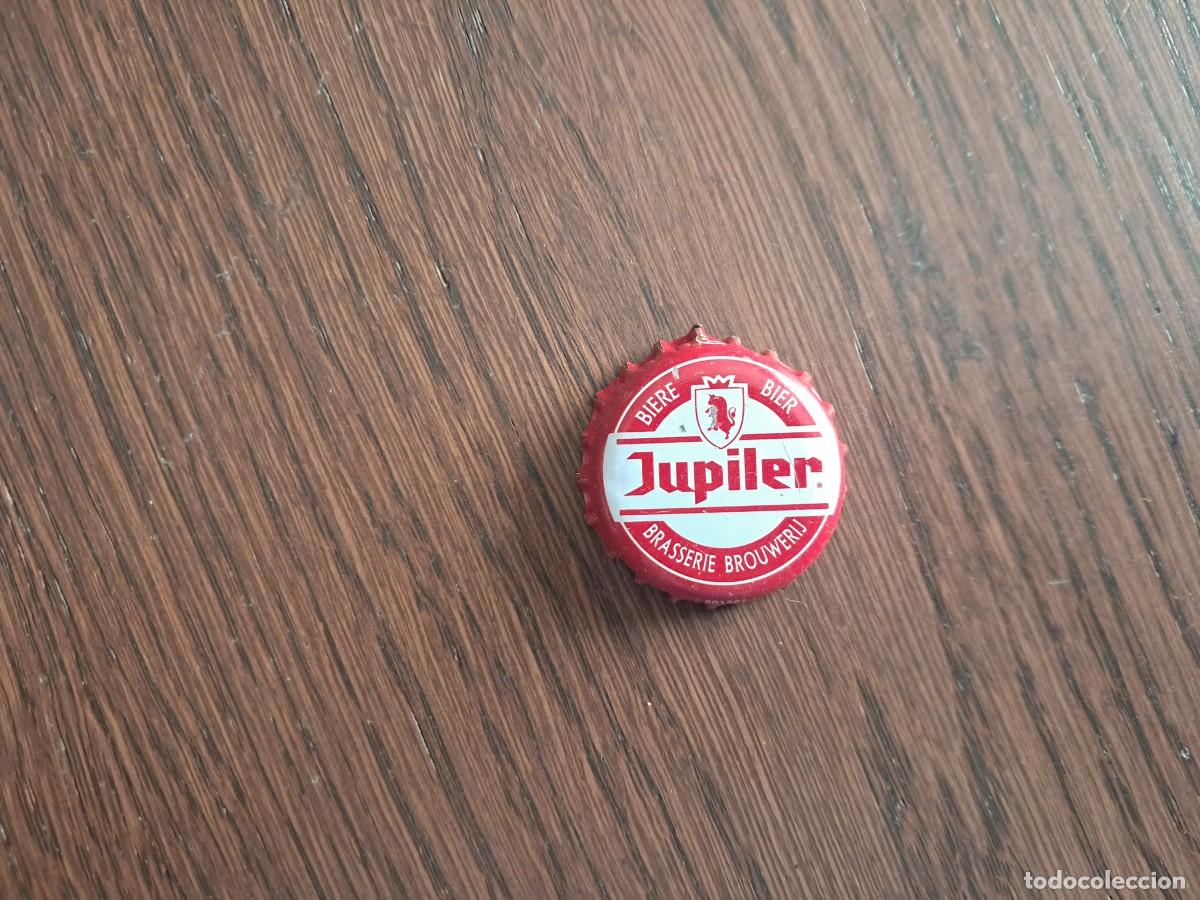Coleccionismo de cervezas: chapa tap&oacute;n corona, cerveza Jupiler.