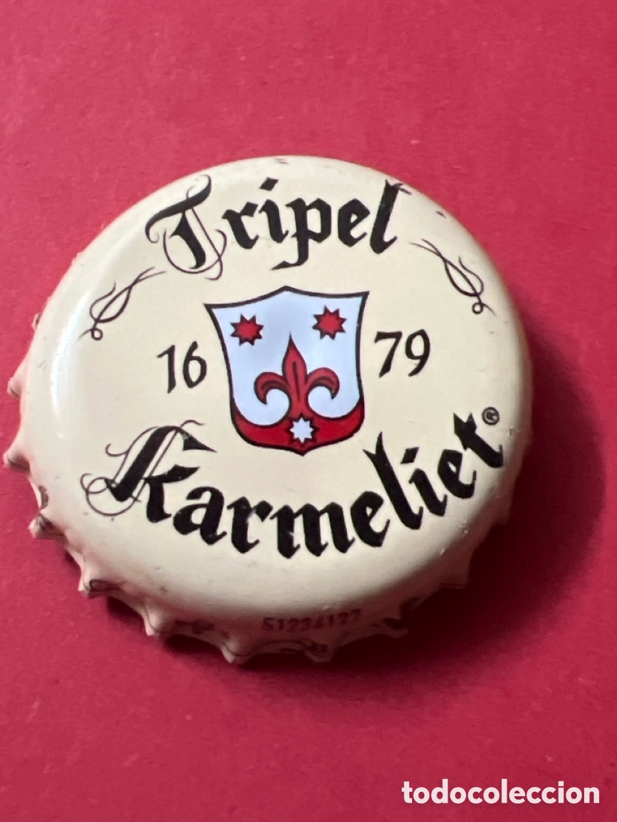 Coleccionismo de cervezas: T4/X147/39. CHAPA CORONA DE CERVEZA - Tripel Karmeliet - Belgica