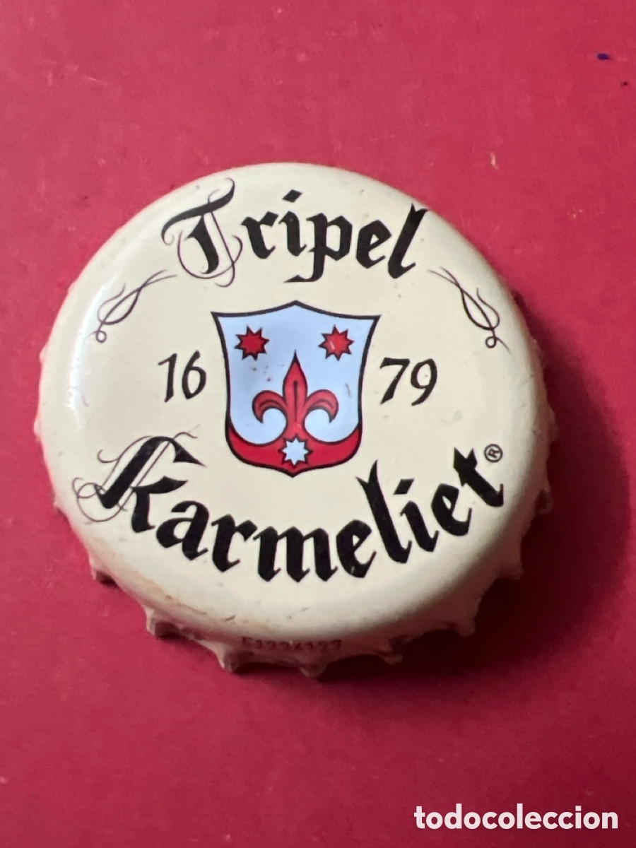 Coleccionismo de cervezas: T4/X147/40. CHAPA CORONA DE CERVEZA - Tripel Karmeliet - Belgica