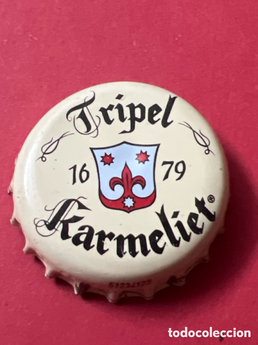 Coleccionismo de cervezas: T4/X147/41. CHAPA CORONA DE CERVEZA - Tripel Karmeliet - Belgica