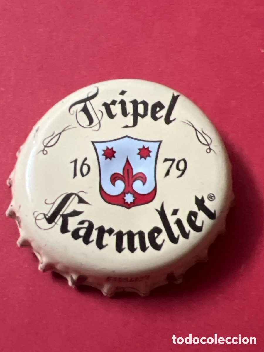 Coleccionismo de cervezas: T4/X147/42. CHAPA CORONA DE CERVEZA - Tripel Karmeliet - Belgica