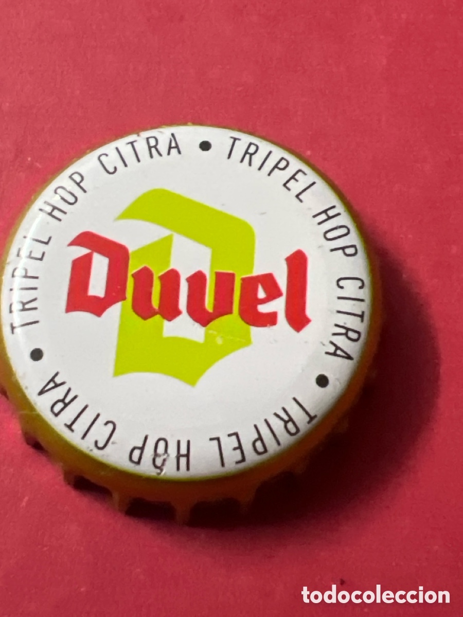 Coleccionismo de cervezas: T4/X147/68. Chapa tap&oacute;n corona de la cerveza belga, Duvel. Belgian
