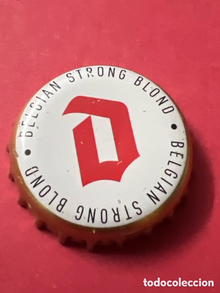 Coleccionismo de cervezas: T4/X146/O5. Chapa tap&oacute;n corona de la cerveza belga DUVEL BELGIAN STRONG BLOND