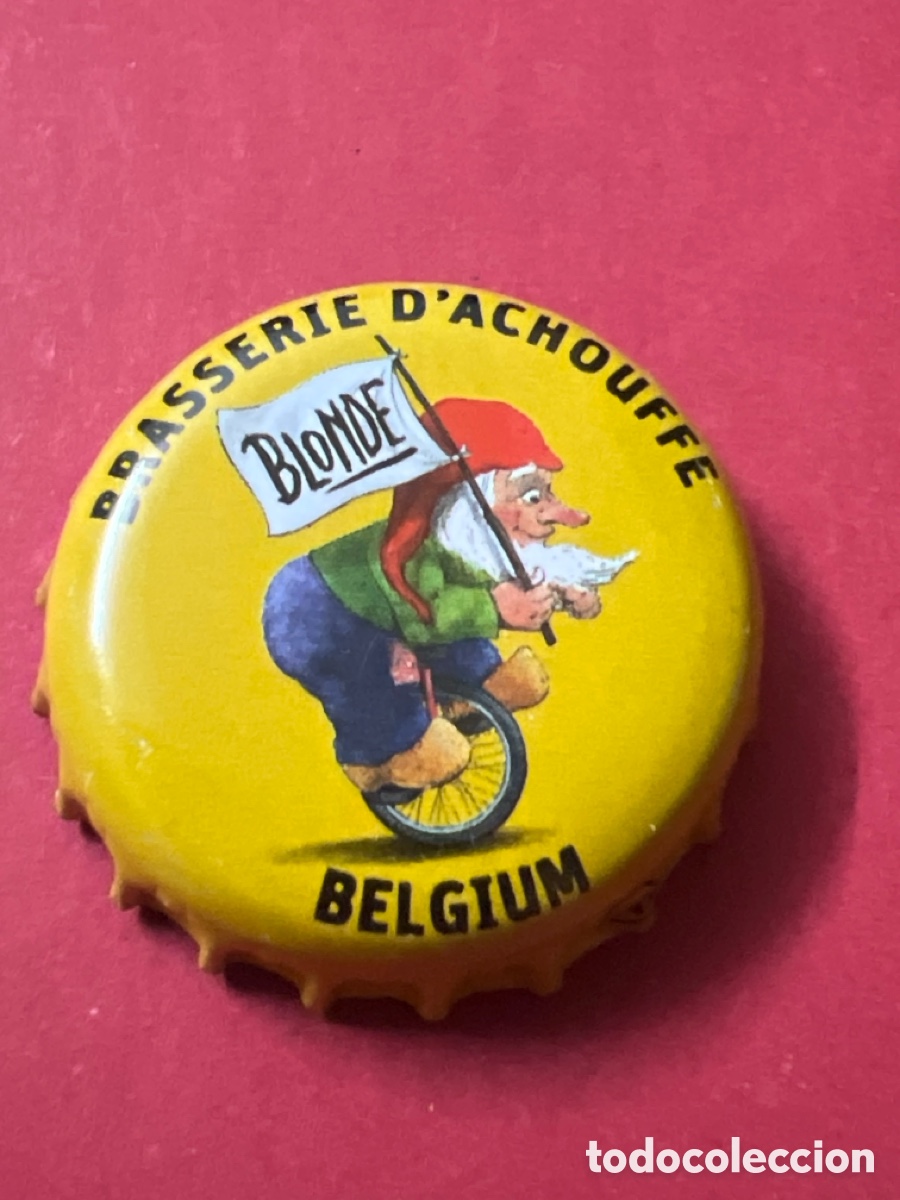 Coleccionismo de cervezas: T4/X146/Q3. CHAPA CORONA CERVEZA - Brasserie d'Achouffe - (BELGICA)