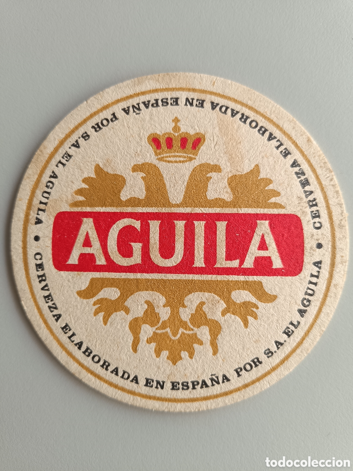 Coleccionismo de cervezas: Posavasos cerveza Aguila