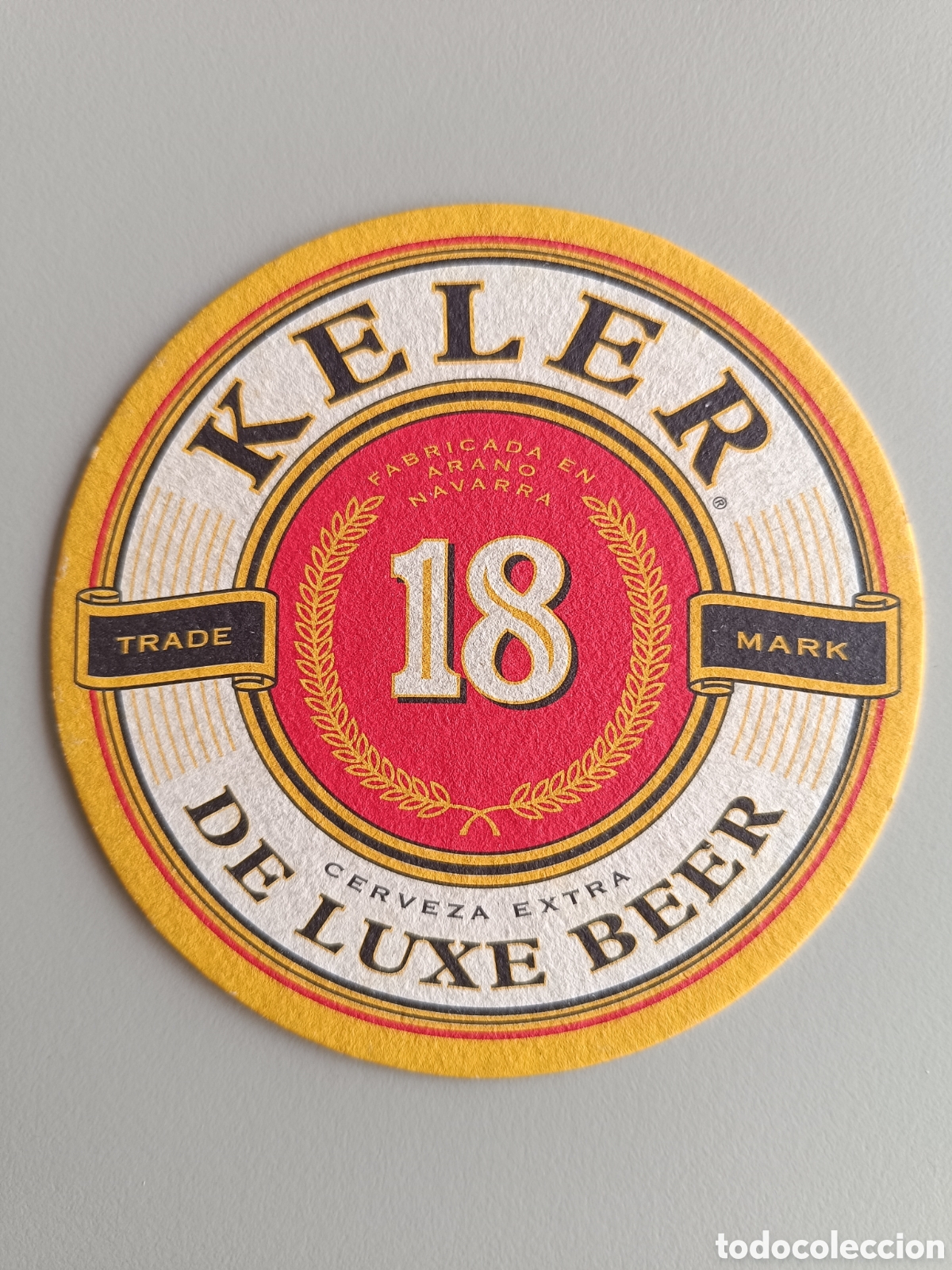 Coleccionismo de cervezas: Posavasos cerveza Keler Navarra