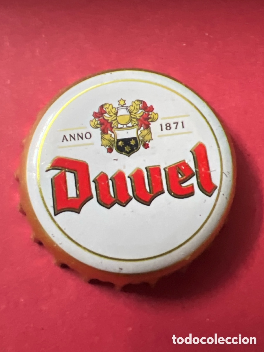 Coleccionismo de cervezas: T4/X145/B4. CHAPA DE CERVEZA - TAP&Oacute;N CORONA DUVEL